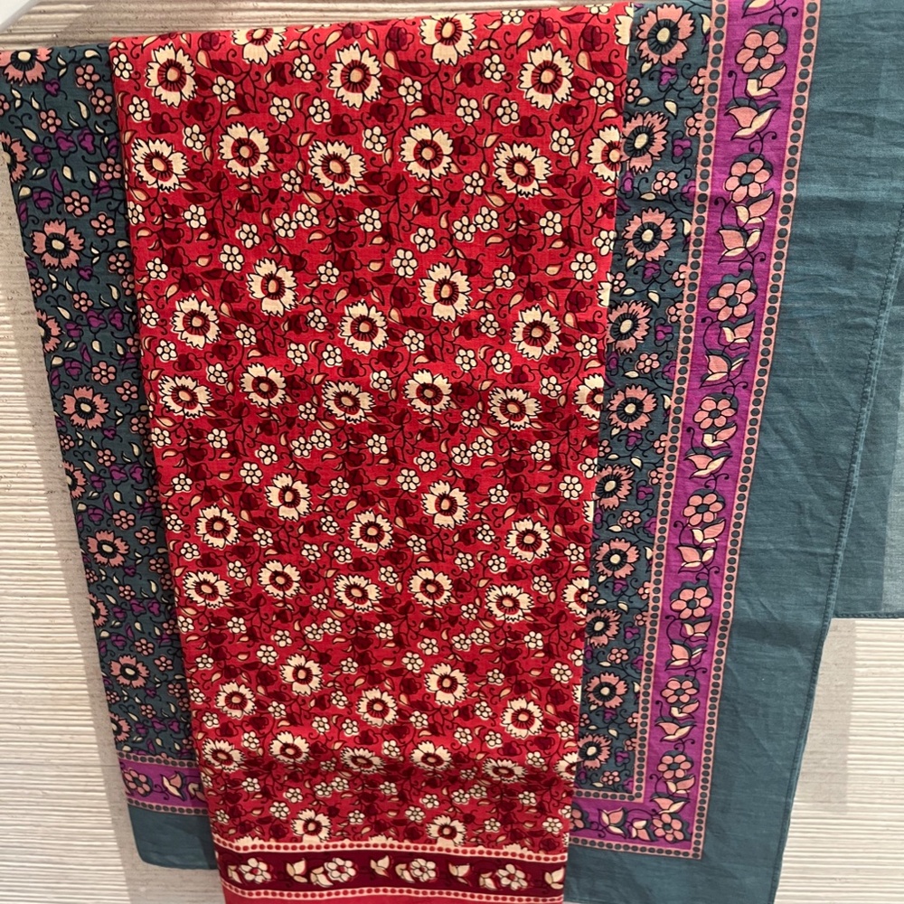 Two Sezane Scarves